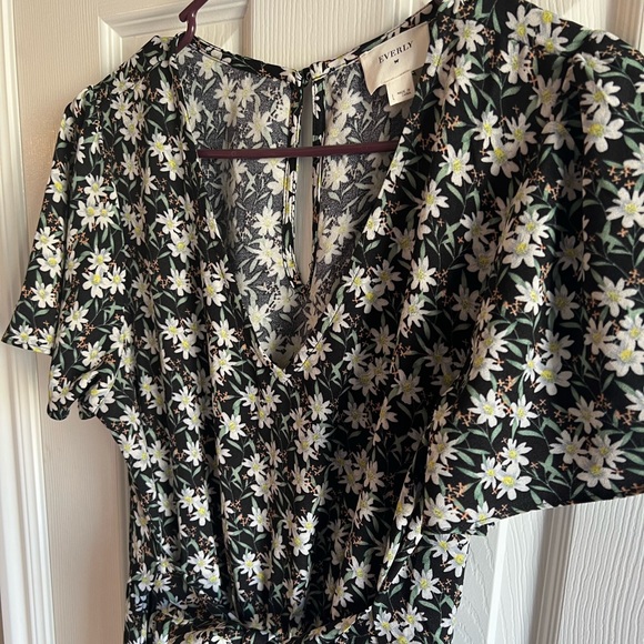 Piper and Scoot Romina Floral jumpsuit in Black - Picture 8 of 8